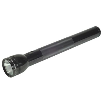 Black 4-Cell D Flashlight Disp
