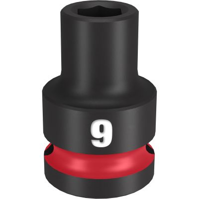 SHOCKWAVE Impact Duty? 1/2"Drive 9MM Standard 6 Point Socket