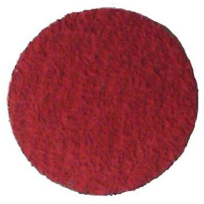 3" Red Ceramic Disc - 80 Grit, Abrasive, (25/Box)