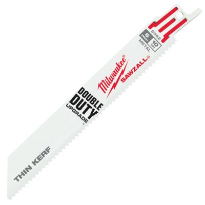 Milwaukee 50-Pack of 6 in. 10 TPI Metal Cutting SAWZALL Reciprocating Saw Blades