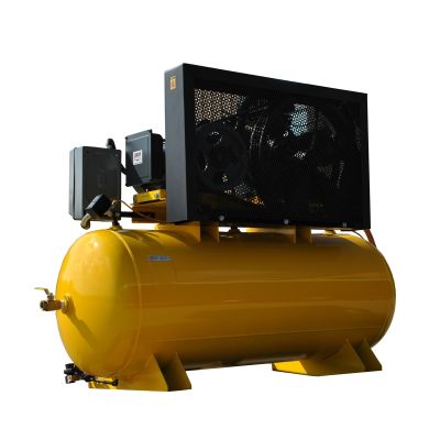 Compressor 15 HP 2 Stg 3 Ph Horiz 120 Gal