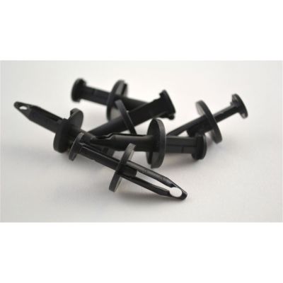 Black Nylon Body Retainer, Head Diameter 11/16" (25/Bag)