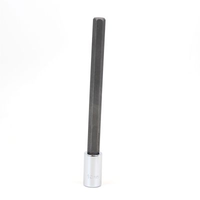 10mm 3/8" Drive Long Hex Chrome Bit Socket