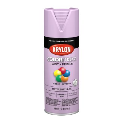 Krylon Fusion All-In-One Paint + Primer, Matte Soft Lilac