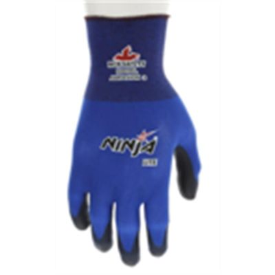 MCRN9696L image(0) - 18 Gauge Athletic Grade Nylon Shell30% Lighter for Greater Tactile SensitivityExcellent dexterityFeather-light second skin feelingLatex FreePU Coated Palm and Fingertips