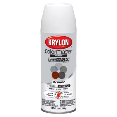 Krylon Colormaster Primers; All-Purpose White; 12 oz. Aerosol