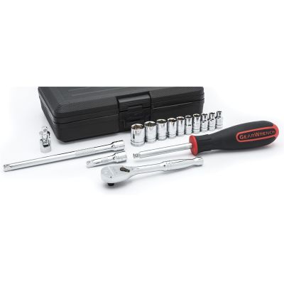 Socket Set 15 PC 1/4 IN Drive 6 Point