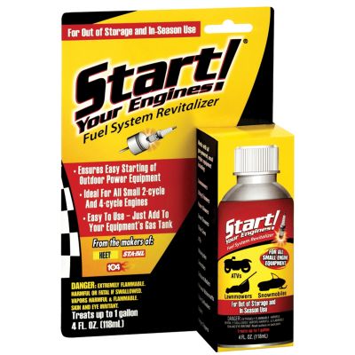 Start Your Engines! FUEL SYSTEM REVITALIZER, 4 oz Bottle, Case of 12