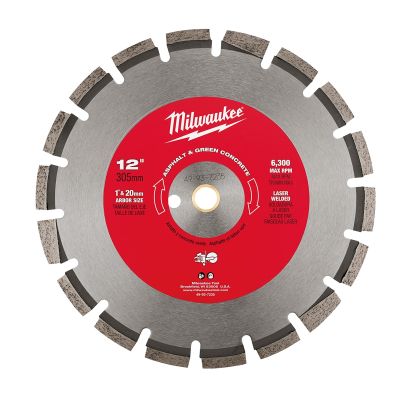 12" Asphalt & Green Concrete Segmented