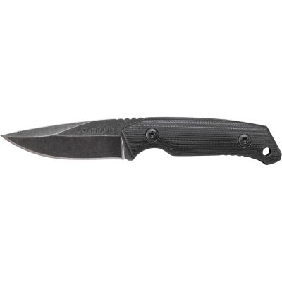 Schrade Mini Full Tang Drop Point Fixed Blade G-10 Handle