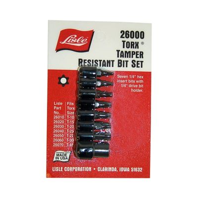 LIS26000 image(0) - TORX TAMPERPROOF BIT SET 8 PC.1/4IN.DR HOLDER