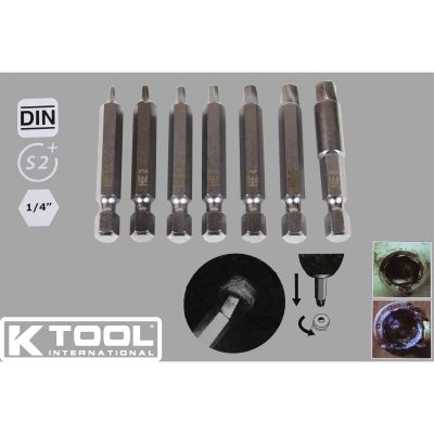 Damaged Hex Screw Extractor Set 7Pc