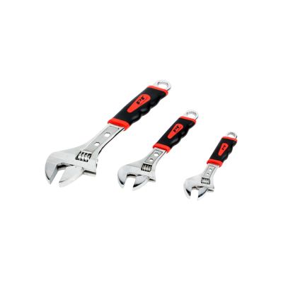 3-Piece Adjustable Wrench Set