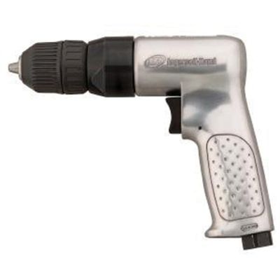 Air Drill, 1/2" Industrial Grade Keyless Chuck, 400 RPM, Auxillary Side Handle, 3.2 lbs