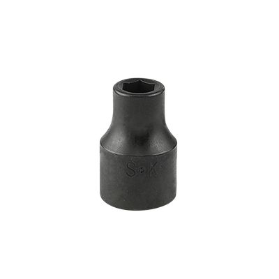 9mm 1/2" Drive 6-Point Std Metric Impact Socket