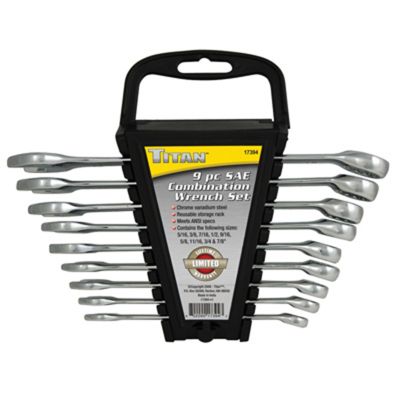 9pc SAE Comb Wrench Set