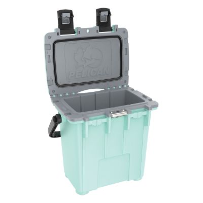 Pelican 20 Quart Elite Cooler, Seafoam Green/Gray