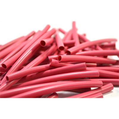 3 Inch Red Heat Shrink Tubing Dual Wall / Meltable Inner Wall - 1/8" (50-pk)