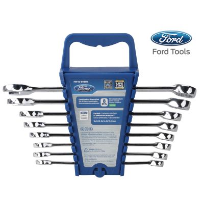 Ford Tools Metric Combination Wrench 8-Piece Set