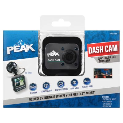 PEAK 2.4" LCD Night Vision Dash Camera