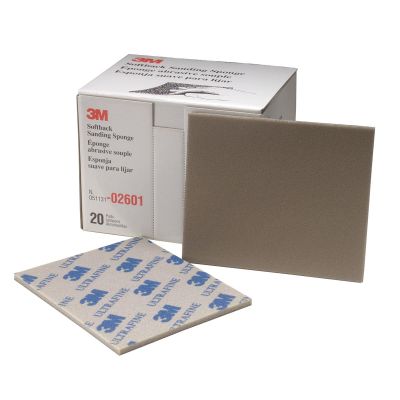 MMM2601 image(0) - SPONGE SHEETS SOFTBACK 4-1/2"X5-1/2" U-FINE 20/BX