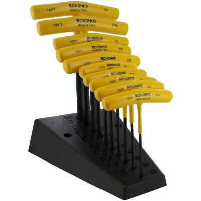 BND15390 image(0) - 10pc Set T-Hnds 9" 3/32-3/8