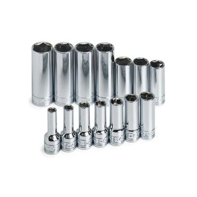 SKT1854 image(0) - SOCKET SET 3/8IN. DRIVE 14PC METRIC DEEP 6 POINT