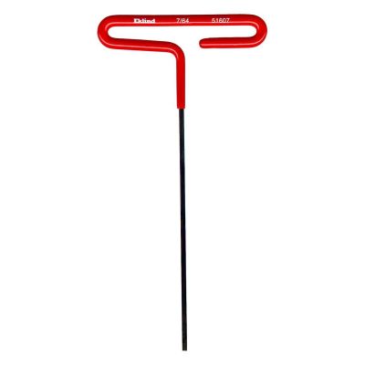 EKL51607 image(0) - HEX KEY 7/64IN. T-HANDLE 6IN. CUSHION GRIP