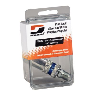 DYB76005 image(0) - Pull-back Steel and Brass Coupler/Plug Set
