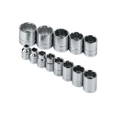 SKT4653 image(0) - SOCKET SET 3/8IN. DRIVE 13PC SAE STD 12 POINT