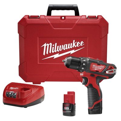 MLW2407-22 image(0) - M12 3/8" CORDLESS DRILL DRIVER (2) BATT KIT