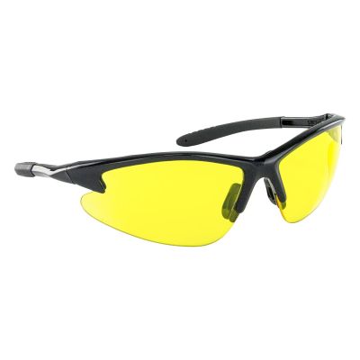 SAS540-0605 image(0) - DB2 Safe Glasses w/ Black Frame and Yellow Lens in Polybag