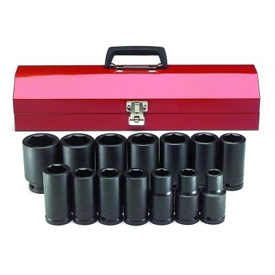 SKT87914 image(0) - SOCKET SET IMPACT 3/4IN. DR 14PC SAE DEEP 6PT