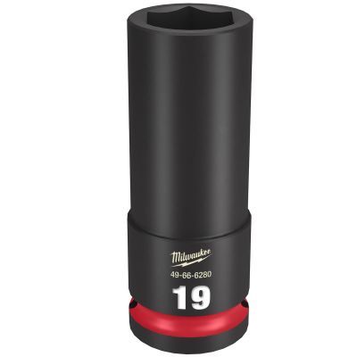 MLW49-66-6280 image(0) - SHOCKWAVE Impact Duty™ 1/2"Drive 19MM Deep 6 Point Socket