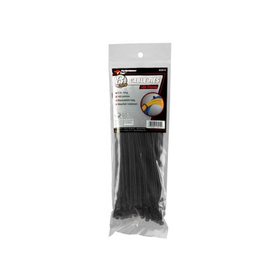 WLMW2910 image(0) - 100 Pc 8" Cable Tie Set Black