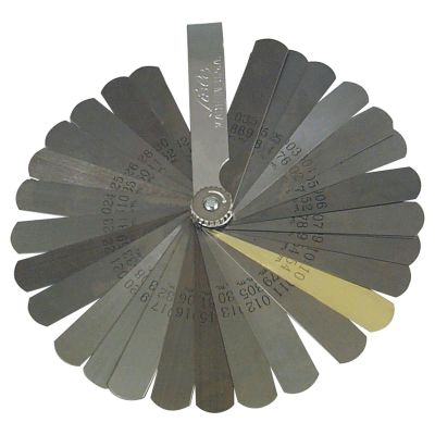 LIS68100 image(0) - FEELER GAUGE DELUXE BLADE TYPE .0015 TO .035