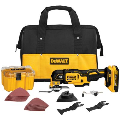 DeWalt 20V MAX XR Oscillating Multi Tool with (1) 2.0 Ah Compact Li-Ion Battery Kit