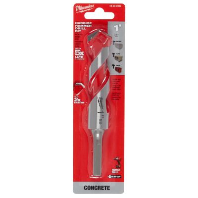 MLW48-20-9049 image(0) - 1" x 4" x 6" Carbide Hammer Drill Bit