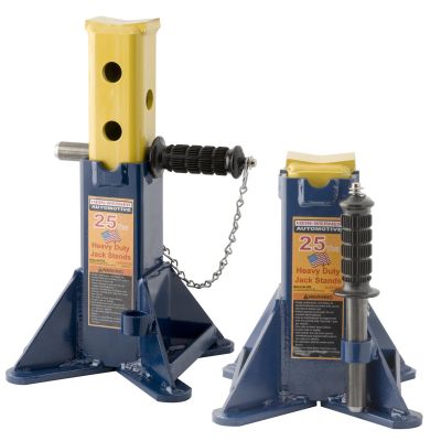 OMEHW93526 image(0) - 25 Ton Pin Style Jack Stands