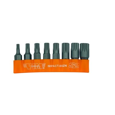VIMIMPACT-8XZN image(0) - 8pc. 5/16" Shank Triple Square Bit Set