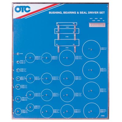 OTC27810 image(0) - BEARING AND SEAL INSTALLER TOOL ORGANIZER BOARD
