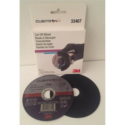MMM33467 image(0) - Cubitron Cut-Off Wheel 4.5 in. 5pk