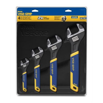 Vise-Grip 4-Piece Metric Quick Adjusting Wrench Tray Set