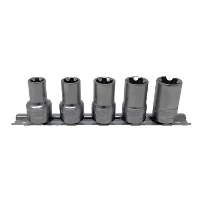 5 Pc. 5 Pt. EPR Torx Plus Socket Set 3/8" Dr.