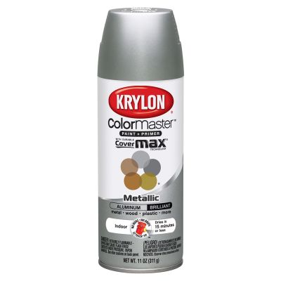 Krylon Colormaster Paint; Aluminum; 12 oz. Aerosol