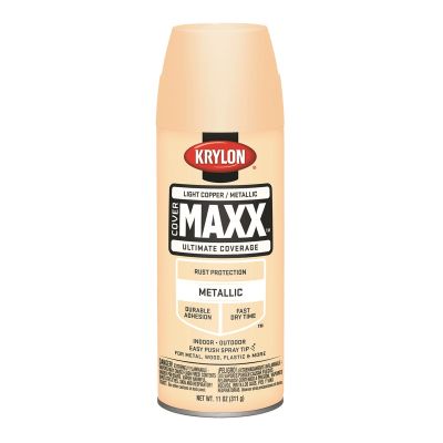 Krylon Covermaxx Paint+Primer; Copper; 12 oz. Aerosol