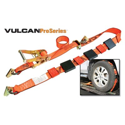 Tie Down Kit, Complete E - Track Set Up, Includes 4 Straps and 4 Painted E - Track Sections