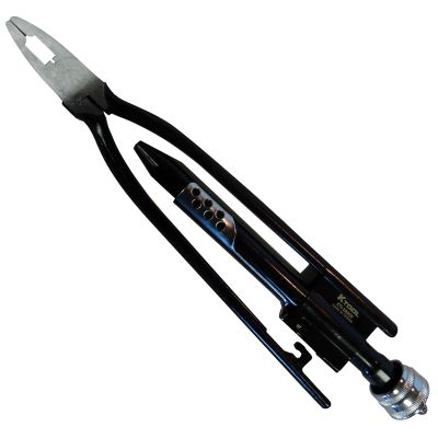 9" Auto Return Wire Twister Pliers with Diagonal Nose