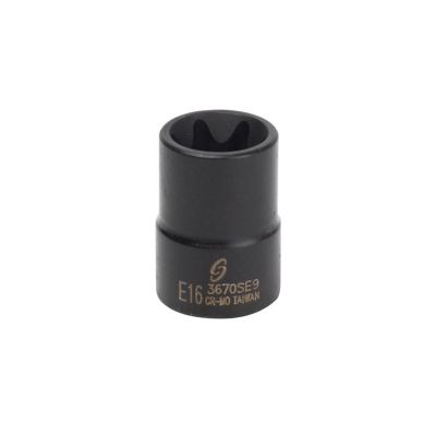 3/8" Dr. External Star Impact Socket E16