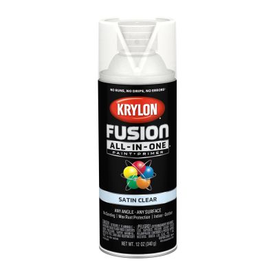 Krylon Fusion All-In-One Paint + Primer, Satin Clear